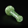 Pipa de cristal americana 12.5cm Verde Jaspeado con ojo frontal
