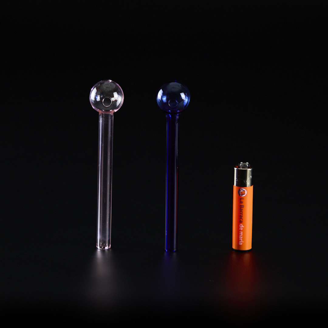 Pipa de cristal 15cm Bola grande