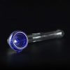 Pipa de cristal 10cm - Cazoleta con espiral