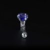 Pipa de cristal 10cm - Cazoleta con espiral