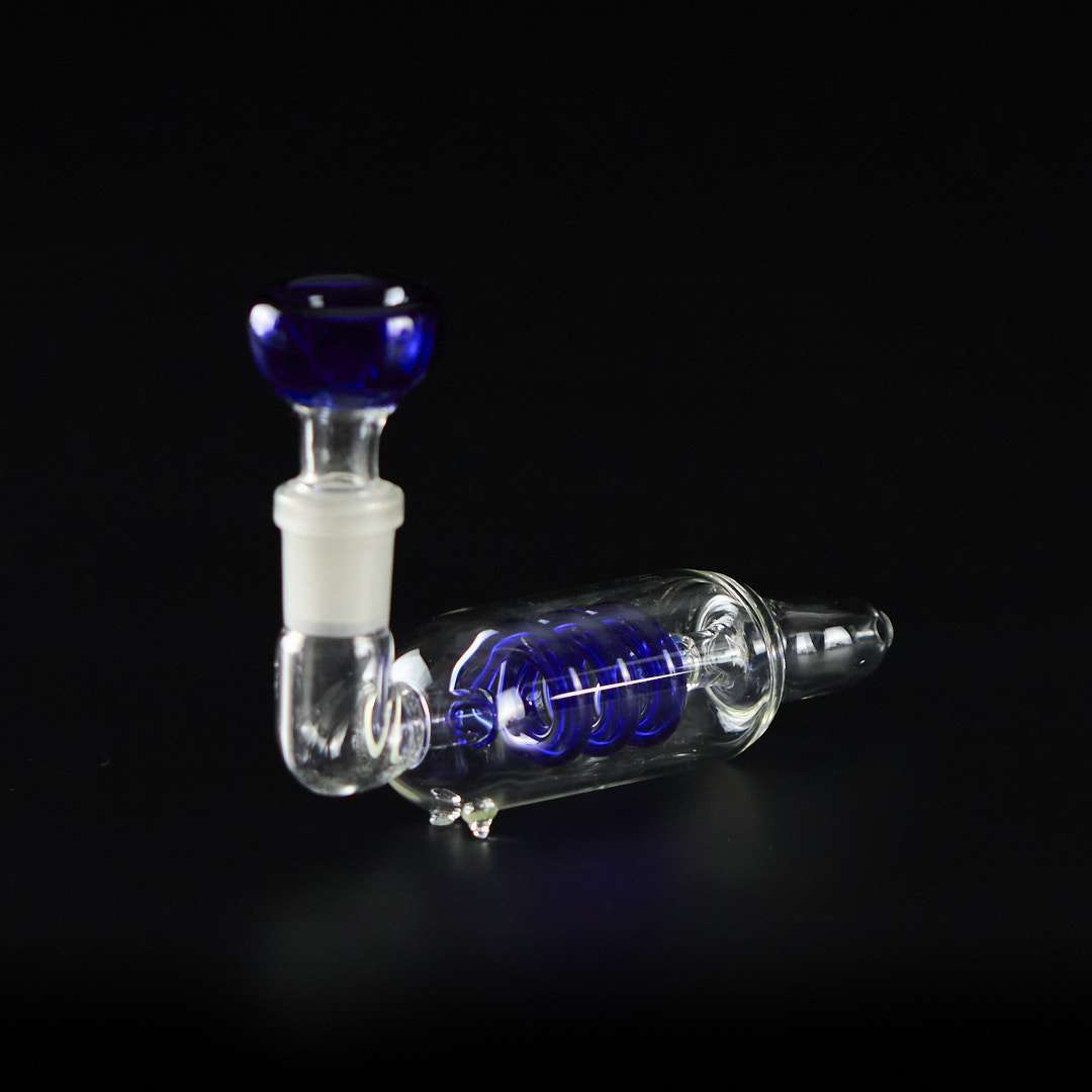Pipa de cristal 13cm Con espiral interna