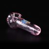 Pipa de cristal americana 10cm Rick & Morty rosa