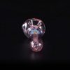 Pipa de cristal americana 10cm Rick & Morty rosa