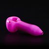 Pipa de cristal americana 10cm Solid rosa