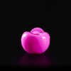 Pipa de cristal americana 10cm Solid rosa