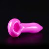 Pipa de cristal americana 10cm Solid rosa