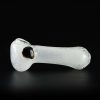 Pipa de cristal americana 9cm White Glow
