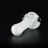 Pipa de cristal americana 9cm White Glow