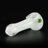 Pipa de cristal americana 9cm White Glow