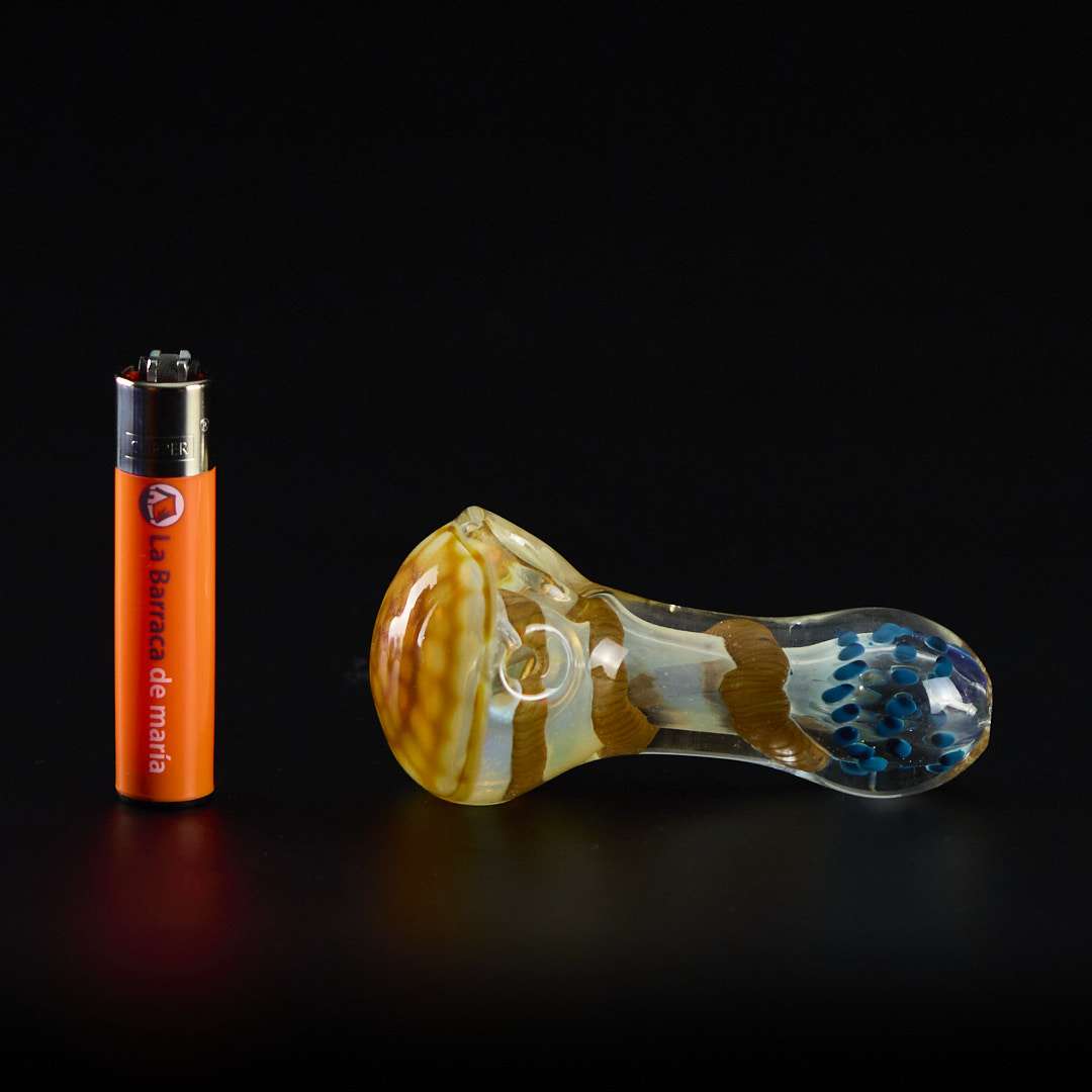 Pipa de cristal americana 9cm HoneyComb
