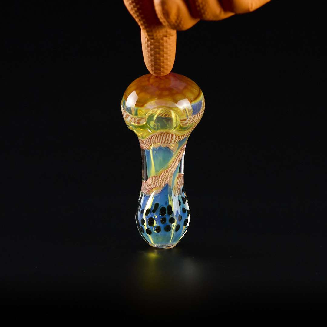 Pipa de cristal americana 9cm HoneyComb