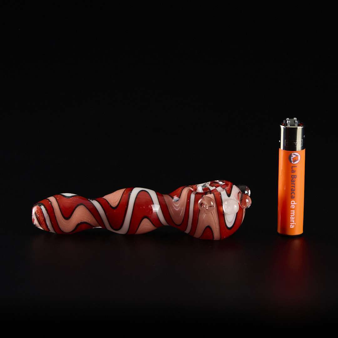 Pipa de cristal americana 13.5cm Yam Twist