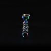 Pipa de cristal y metal 10cm Tornasol con rejillas