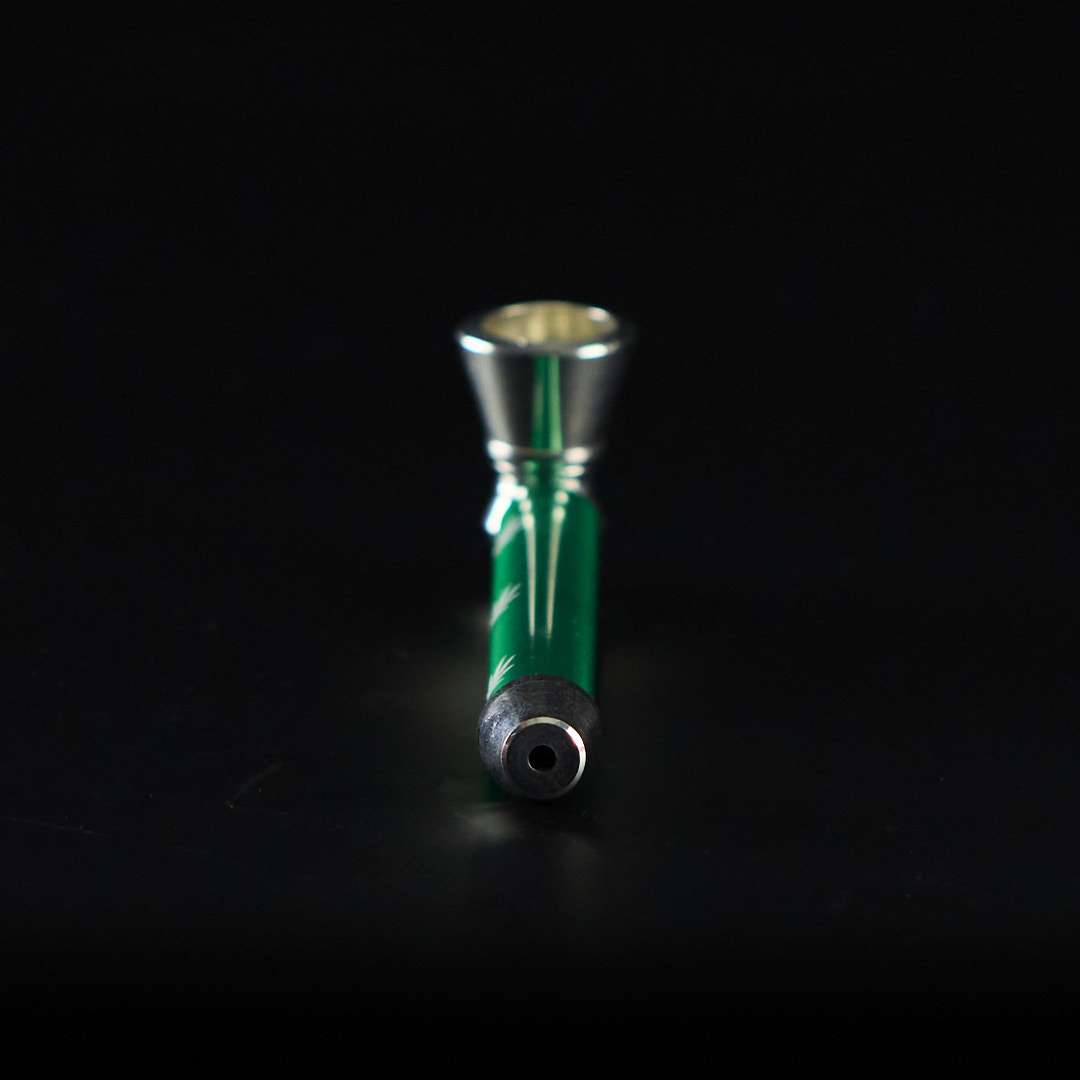 Pipa de metal 11cm Diseño grabado con láser