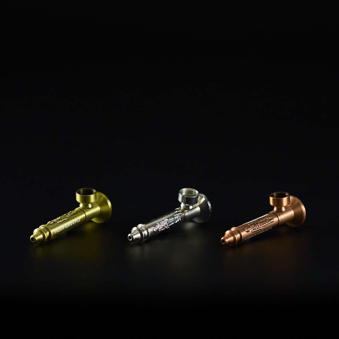 Pipa de metal 9.5cm Skeleton