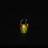 Pipa de metacrilato 8cm Rasta Transparente