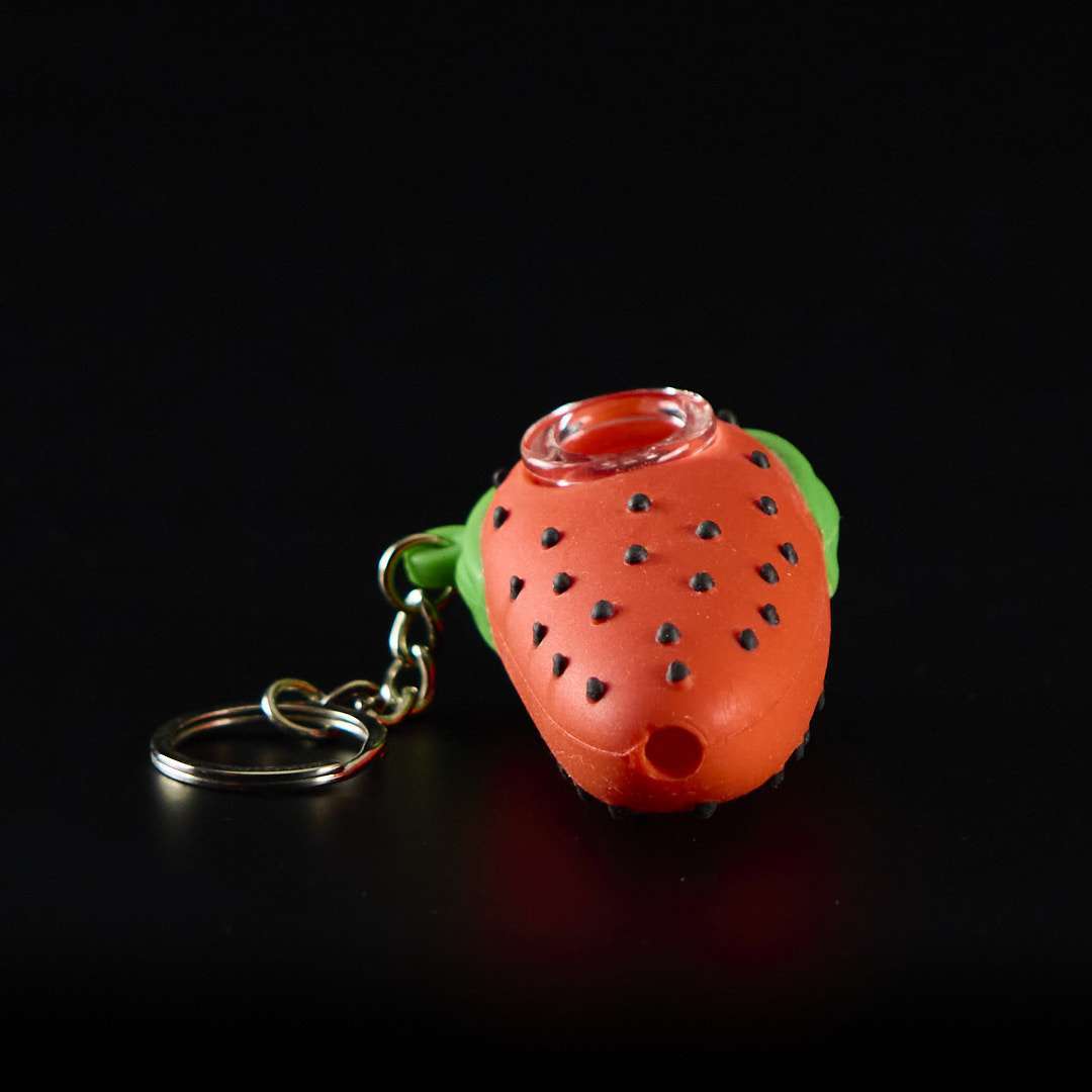 Pipa de silicona 7cm Fresa