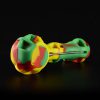 Pipa de silicona 10cm American style con cazoleta de cristal y dabber