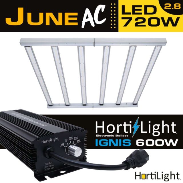 Luminaria June AC LED 720W 2.8 Six Bar Hortilight - ULTIMA UNIDAD!