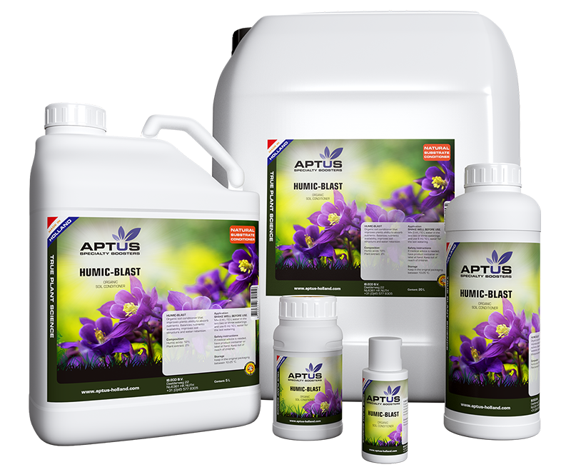 Humic Blast de Aptus Aditivo para Mejorar la Calidad del Suelo
