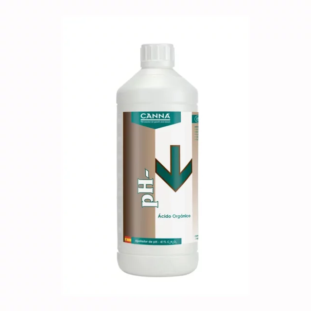 pH- Ácido Orgánico 1L de Canna Regulador de pH para Cultivos Orgánicos
