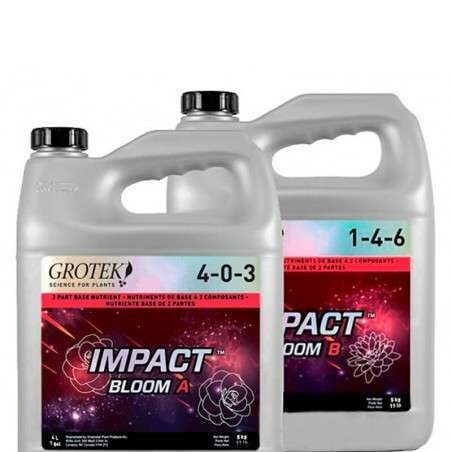 Impact Bloom A + B de Grotek Fertilizante de Floración