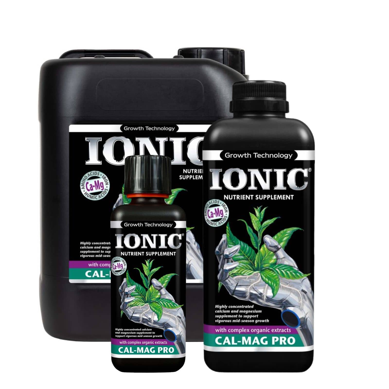 Ionic Cal-Mag Pro de Growth Technology Fertilizante Bi-nutriente