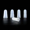 Dedales de Silicona Largos con Relieve - 5u - Transparente