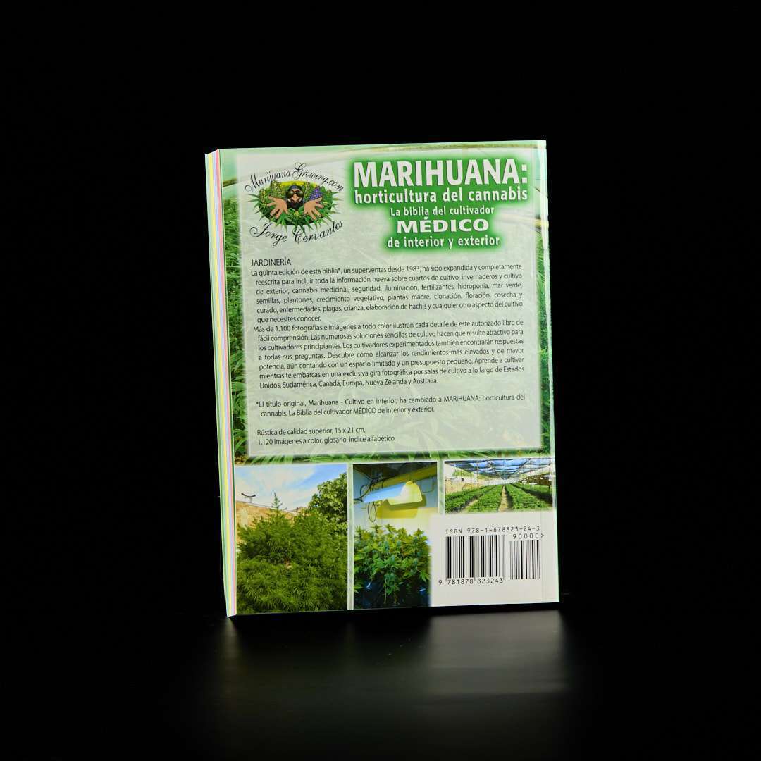 Libro La Biblia Horticultura del Cannabis de Jorge Cervantes