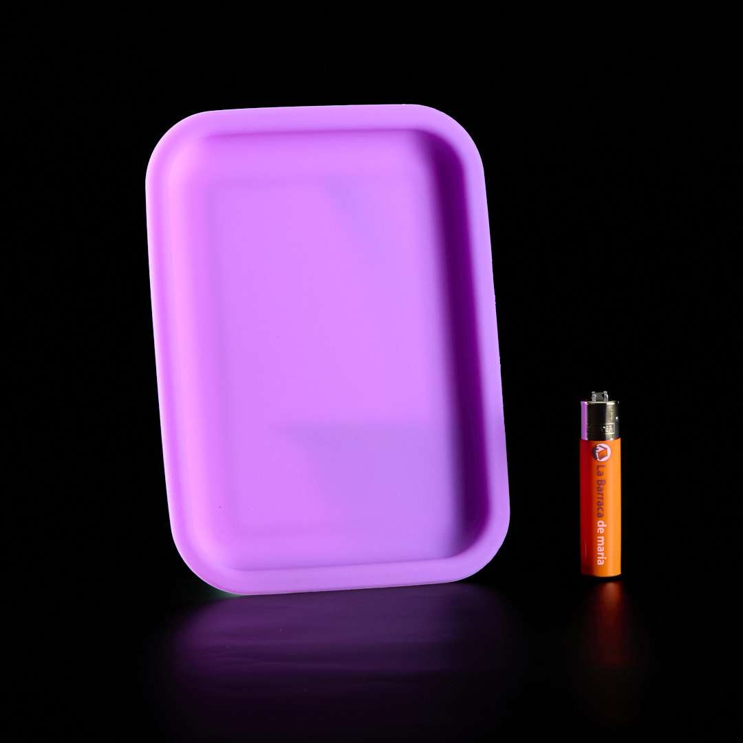 Bandeja de Silicona - 20x12cm - Morada