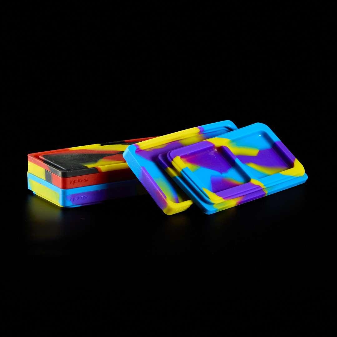 Contenedor de Silicona con Forma de Bandeja Apilable