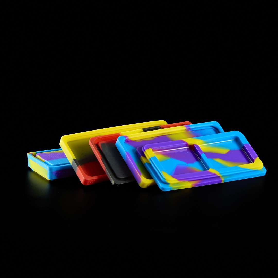 Contenedor de Silicona con Forma de Bandeja Apilable