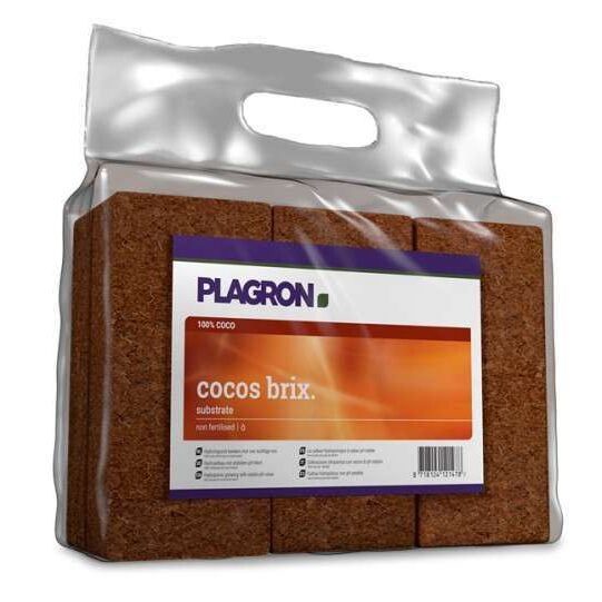 Ladrillo de coco Brix +/- 9L de Plagron