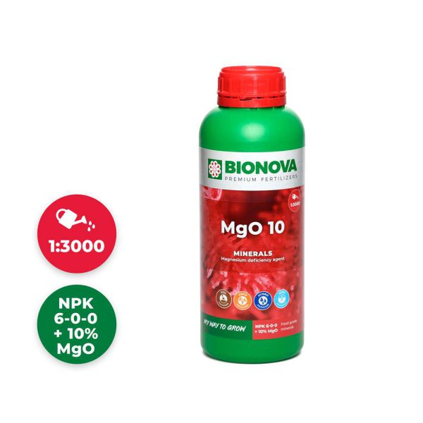 Magnesio MGO 10 de Bionova Fertilizante Mono-nutriente