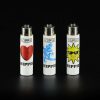 Mechero Clipper Classic con funda de PVC Hippie