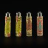 Mechero Clipper Classic con funda de corcho - Hojas 2