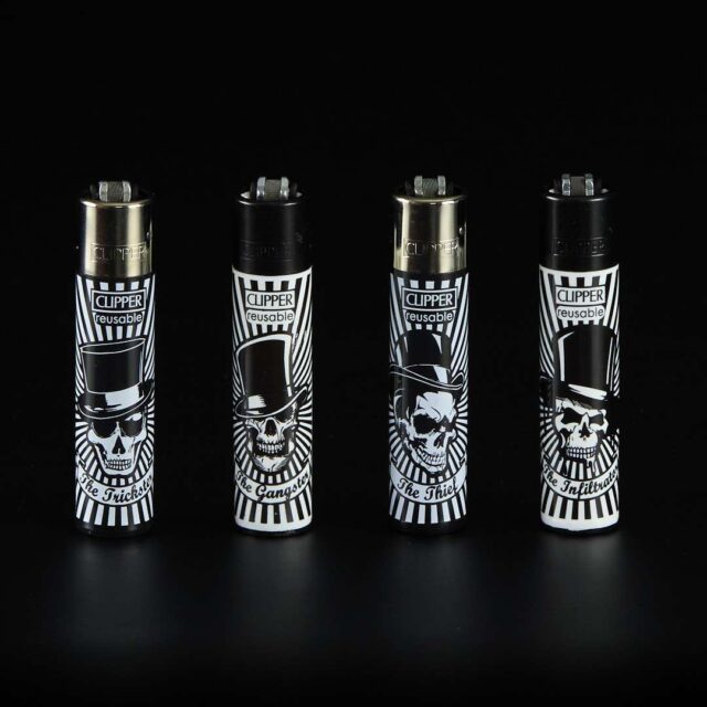 Mechero Clipper Classic Criminal Skull