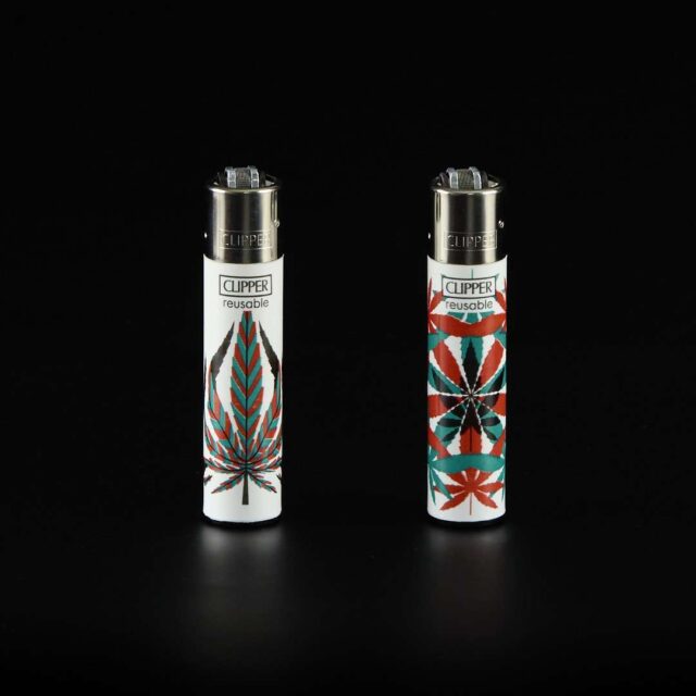 Mechero Clipper Classic Tribal Leaves