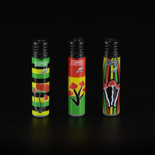 Mechero Clipper Jet Classic Setas