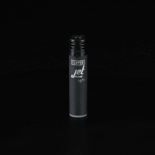 Mechero Clipper Jet Classic Soft Negro