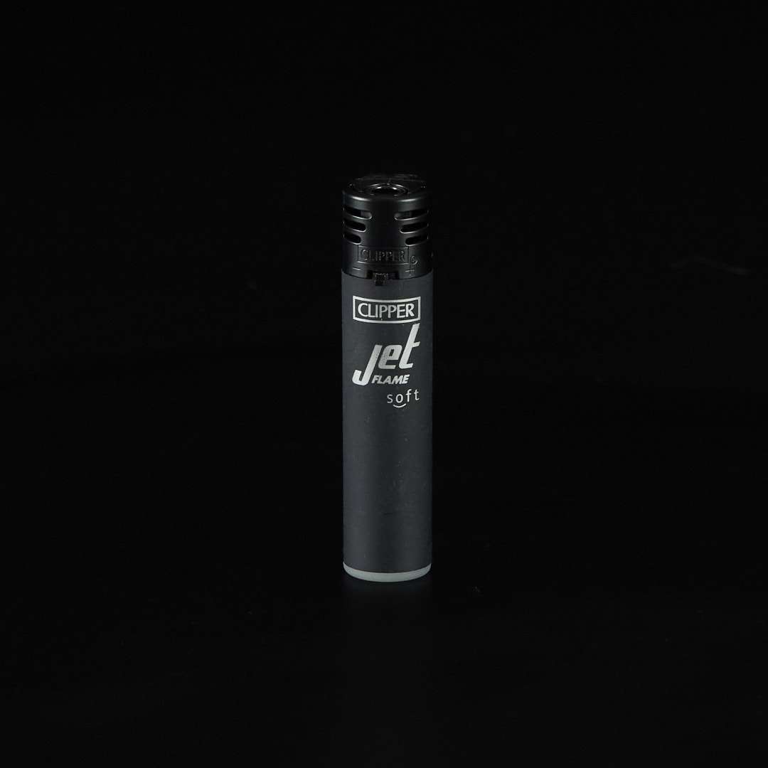 Mechero Clipper Jet Classic Soft Negro