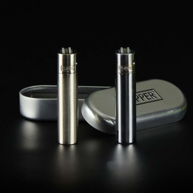 Mechero Clipper de metal Silver