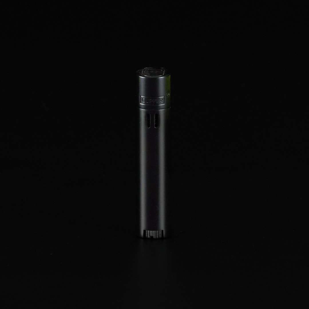 Mechero Clipper de metal Negro