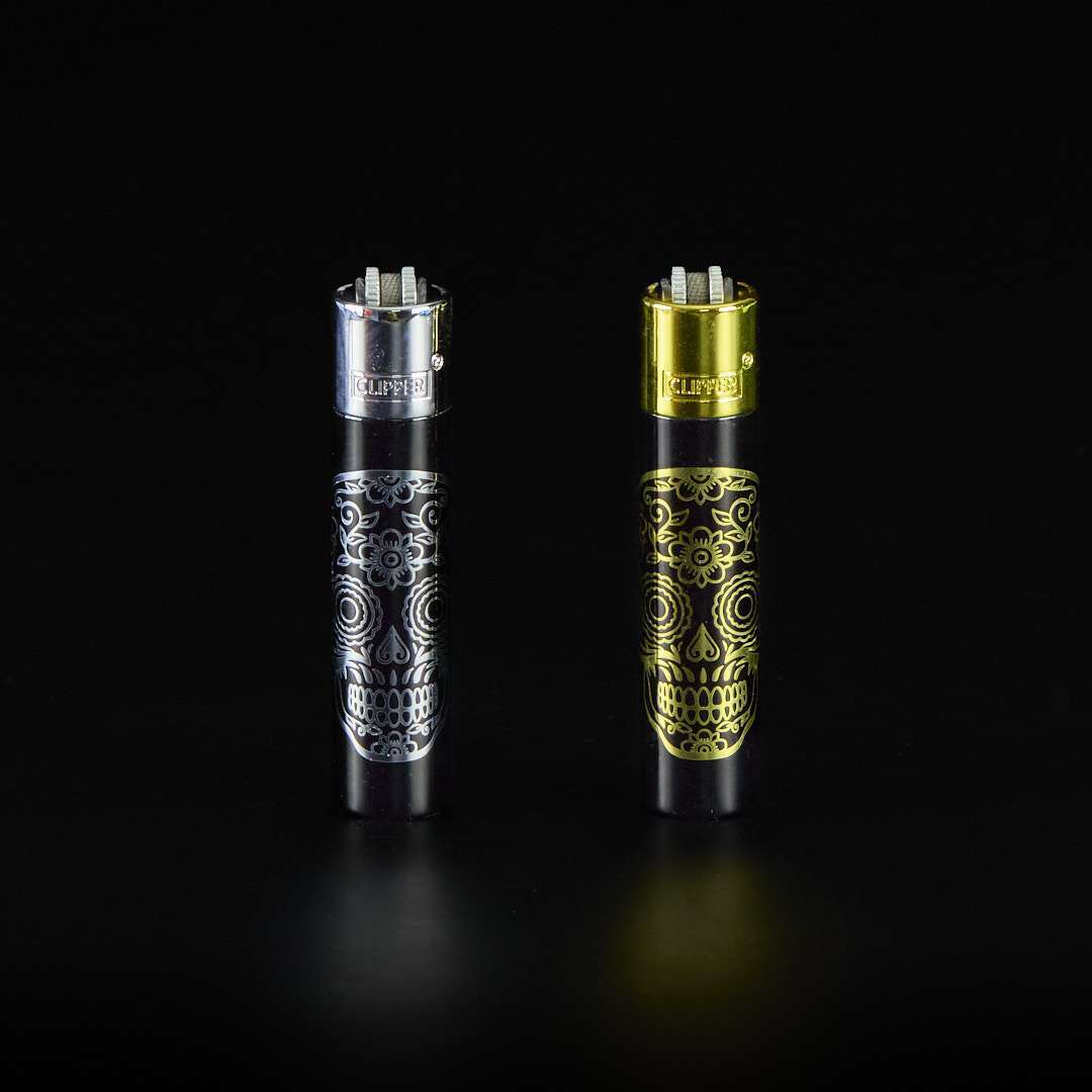 Mechero Clipper de metal Catrina - Imagen 2