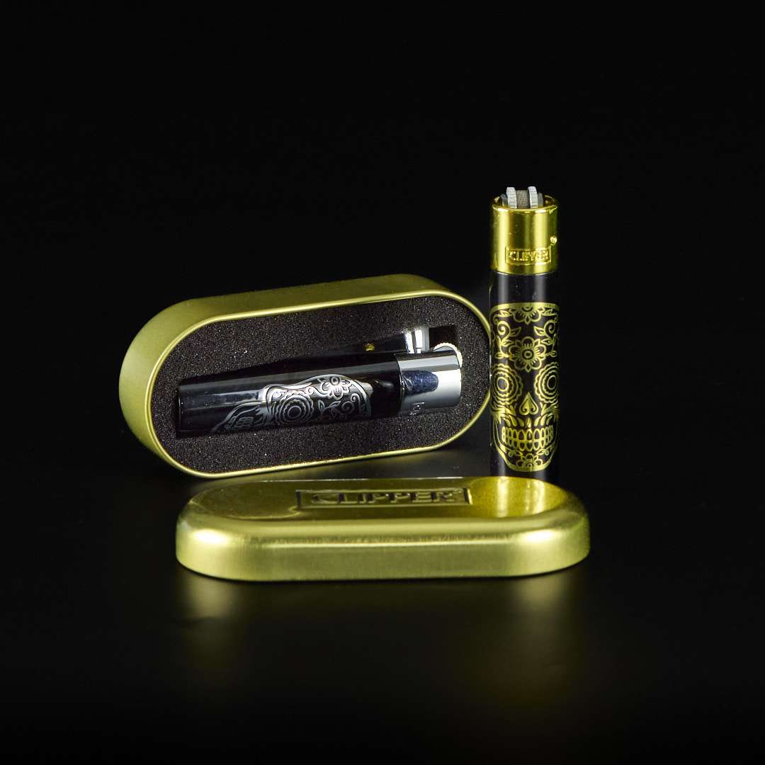 Mechero Clipper de metal Catrina - Imagen 3