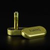 Mechero Clipper de metal Oro