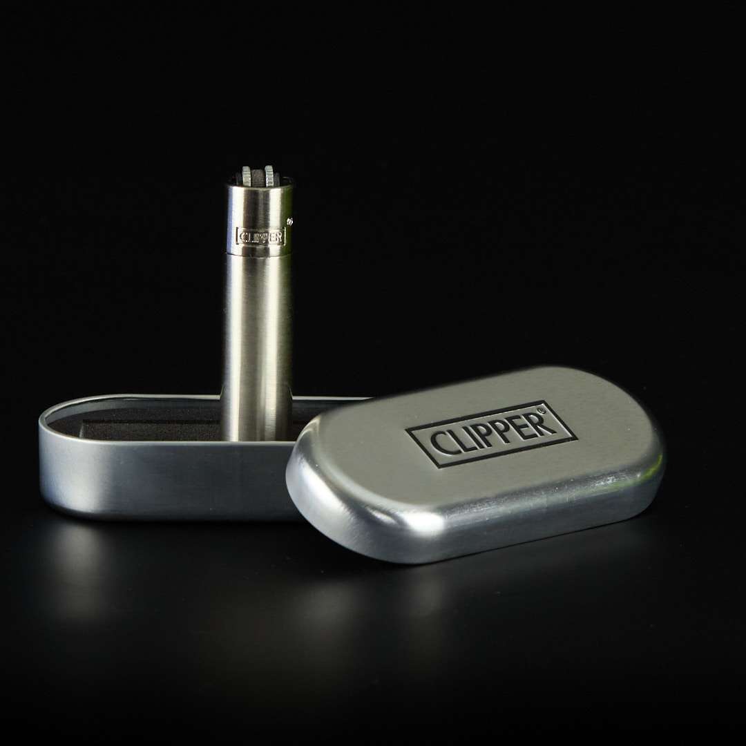 Mechero Clipper de metal Silver