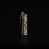 Mechero Clipper de metal pequeño con funda de metal Mandala