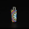 Mechero Clipper Classic con funda de PVC Flor