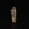 Mechero Clipper Classic con funda de corcho Mascaras tribales